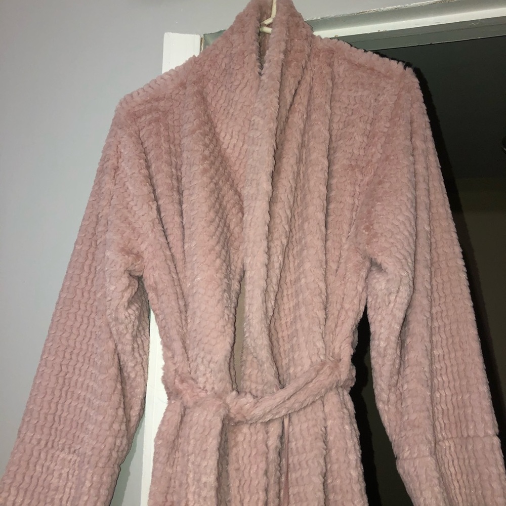 Long Plush Soma Robe Blush